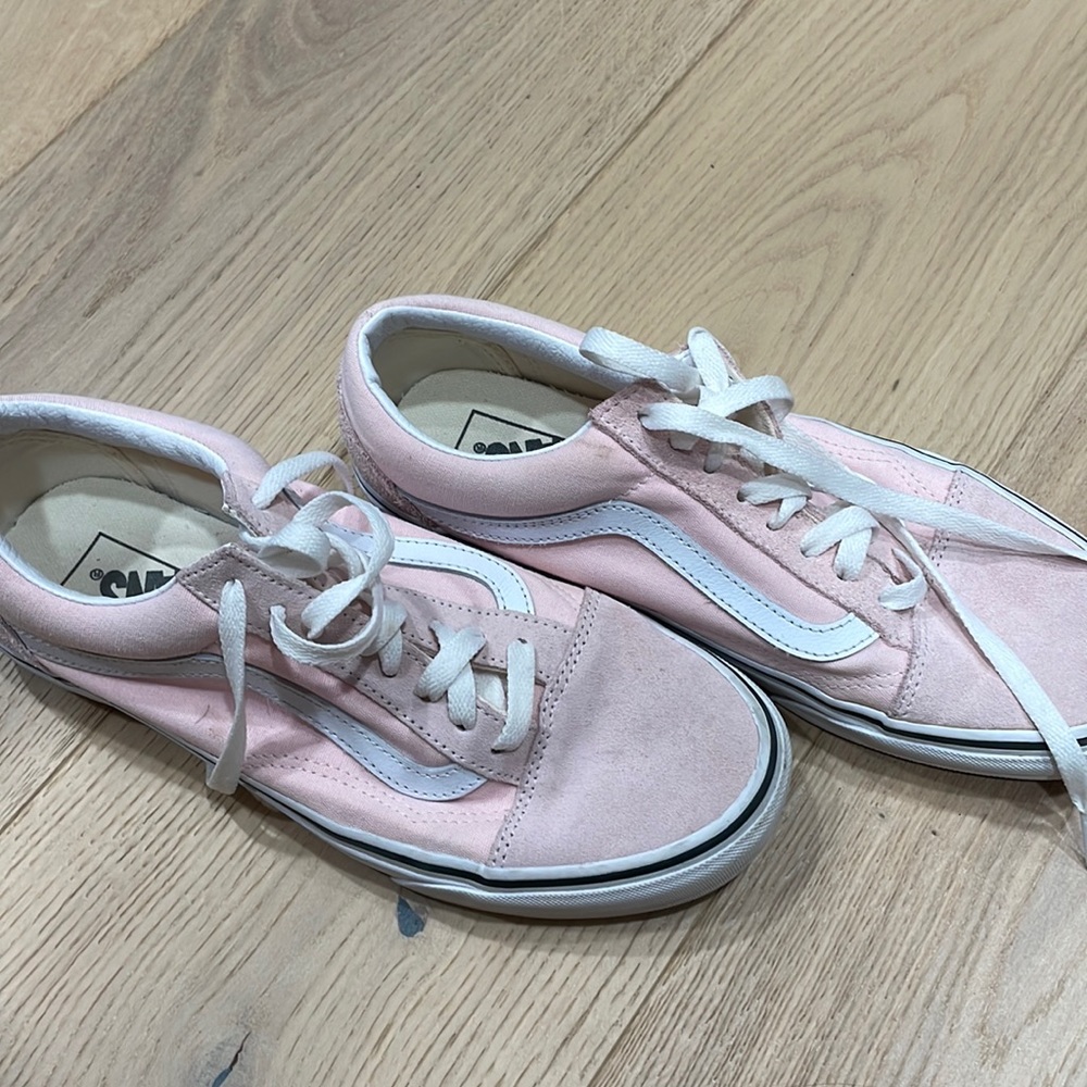Light pink vans size 9 women’s